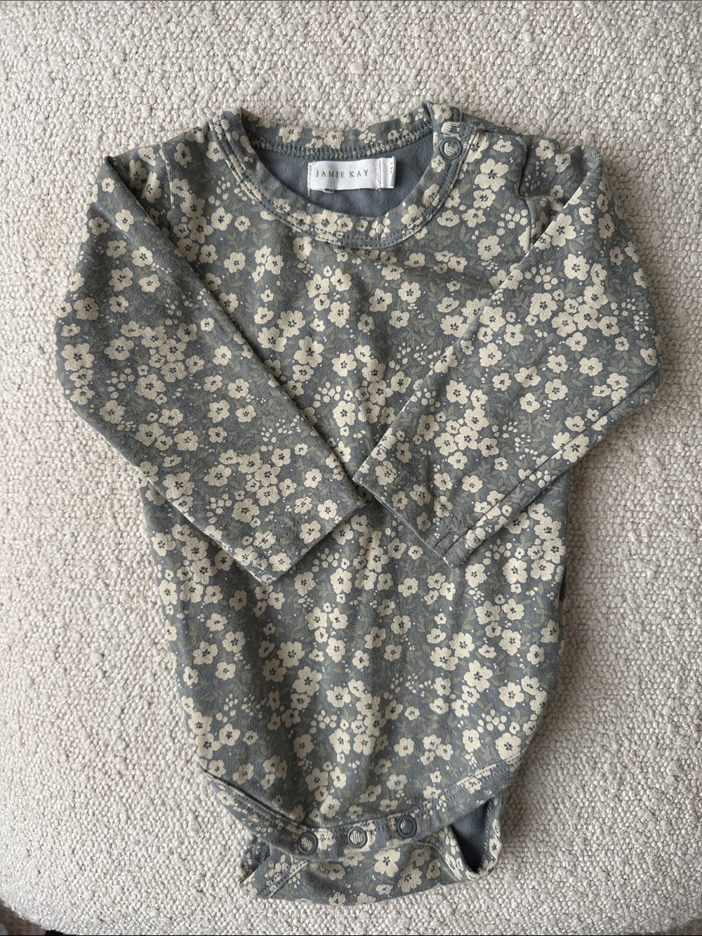 Jamie Kay Floral Long-Sleeve Bodysuit